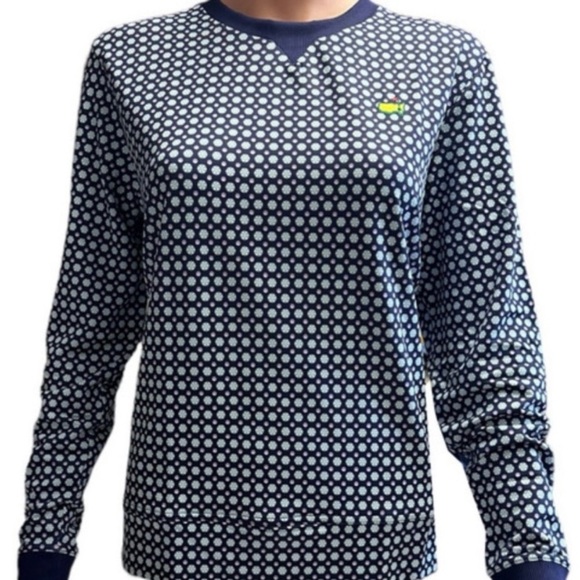Masters Magnolia Lane Tech Ladies Pullover Sweatshirt Top M Golf Preppy Resort - Picture 1 of 16